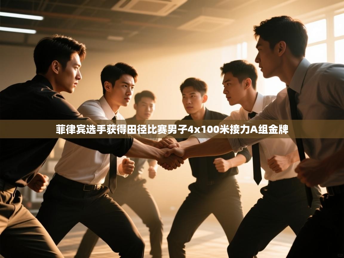 菲律宾选手获得田径比赛男子4x100米接力A组金牌